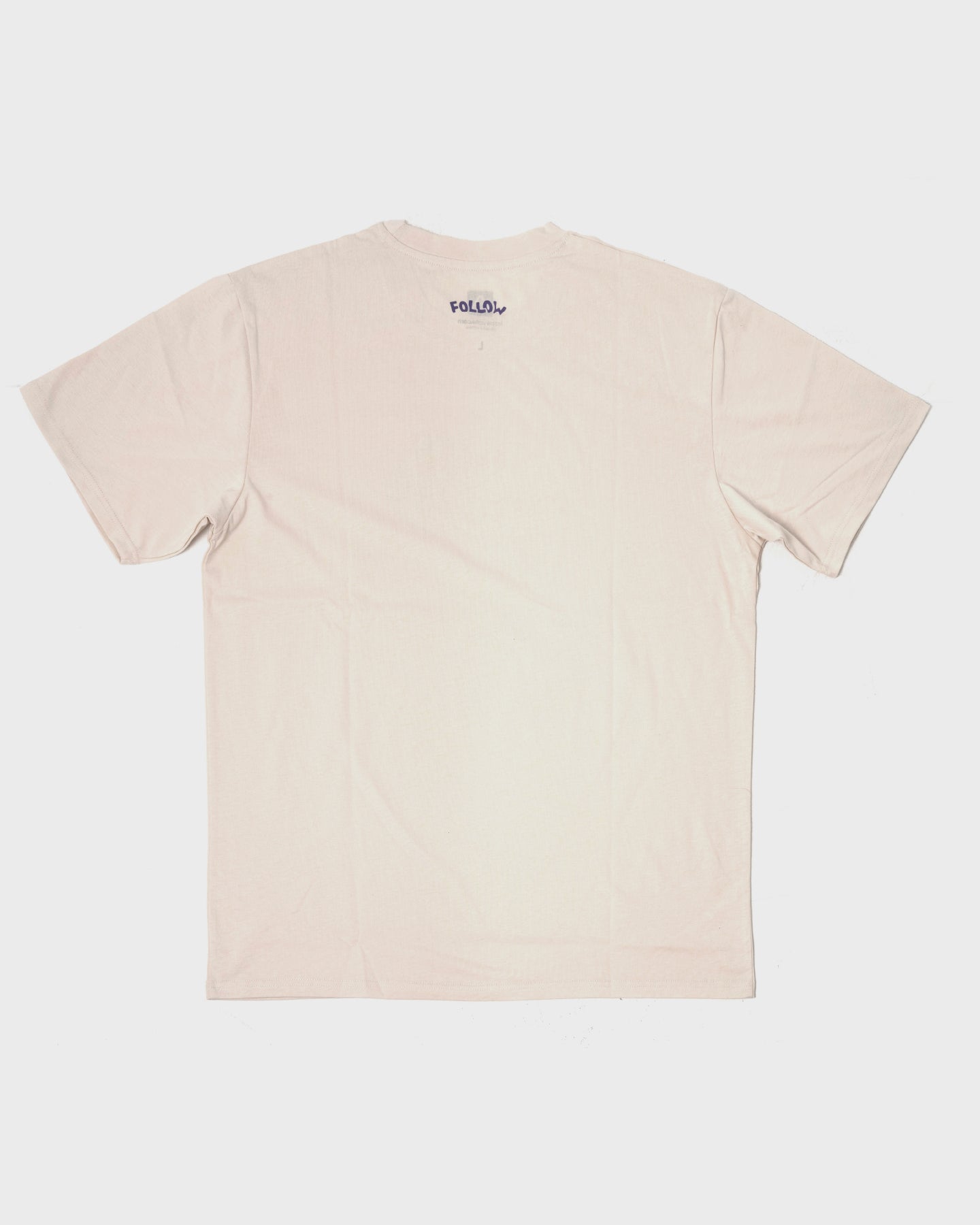 Never You Mind Tee - Natural back