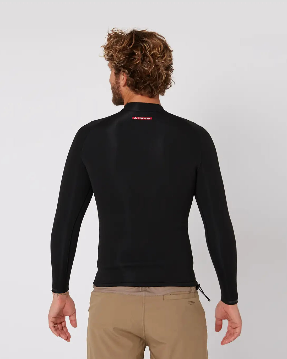 Follow P1 2mm Wetty Top - Black 6