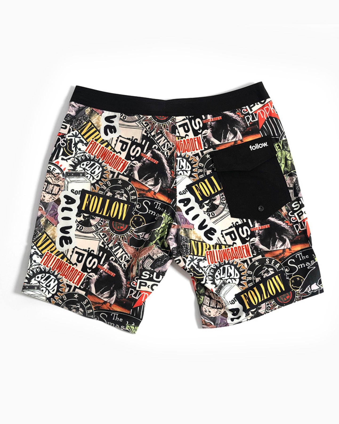 Simple 3 Boardie - Grunge back