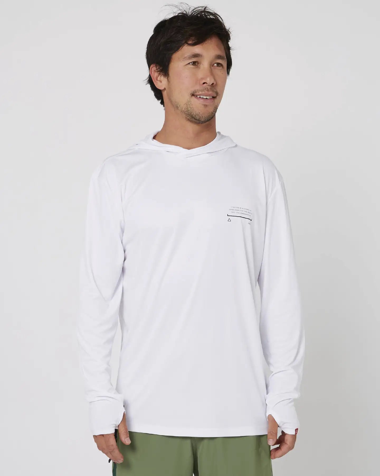 Follow Sun Hood L/S - White 1