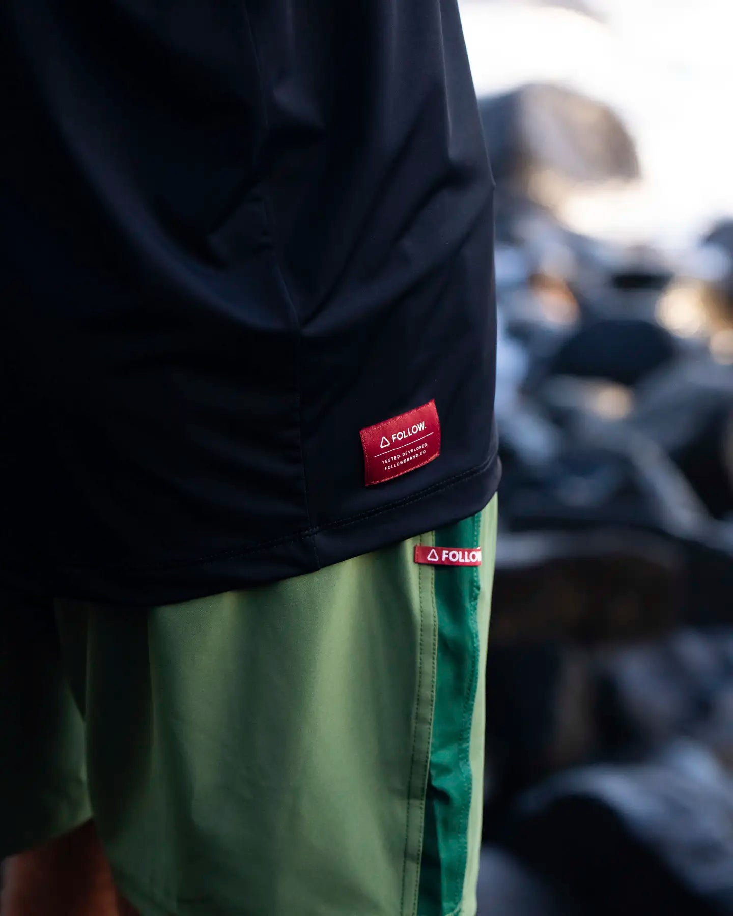 Follow Water Boardie - Olive lifestyle 3