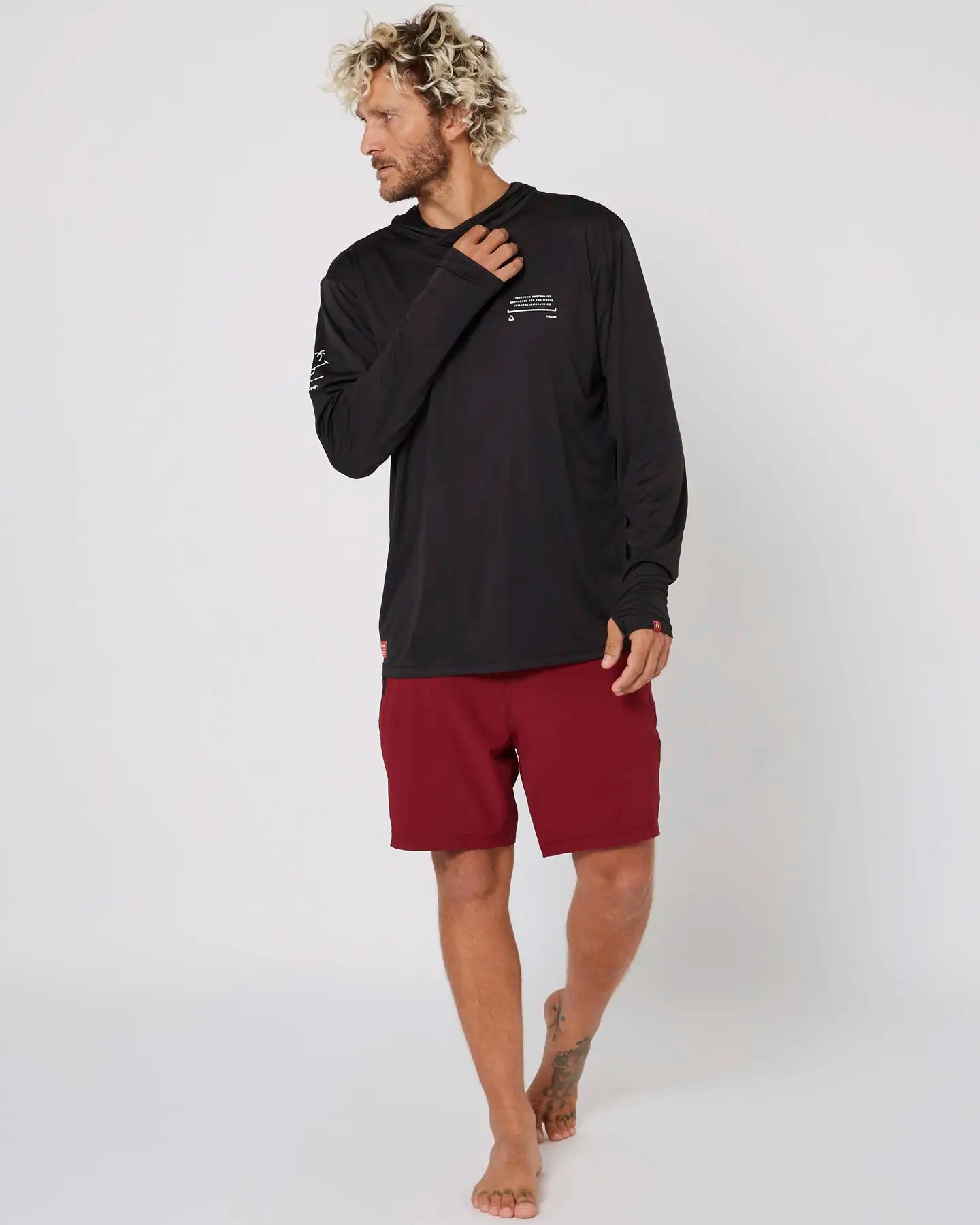 Follow Water Boardie - Cinnamon Font