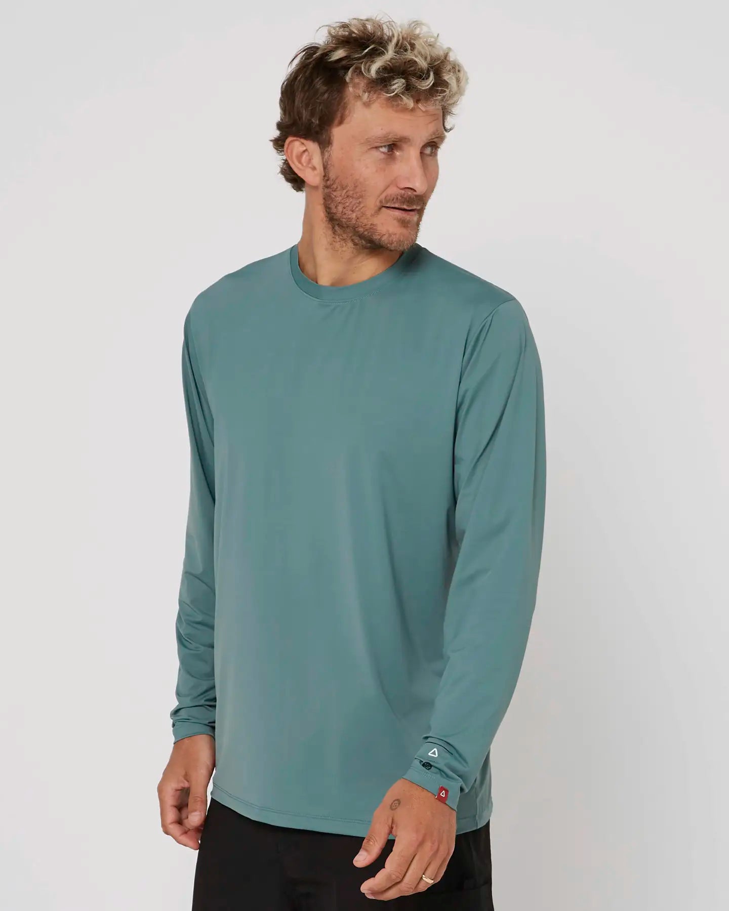 Follow Water Tee L/S - Olive 2