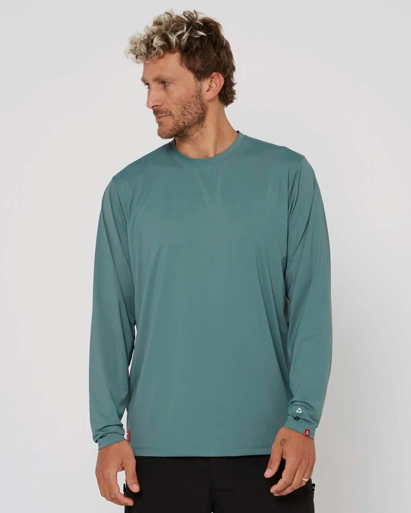 Follow Water Tee L/S - Olive 3