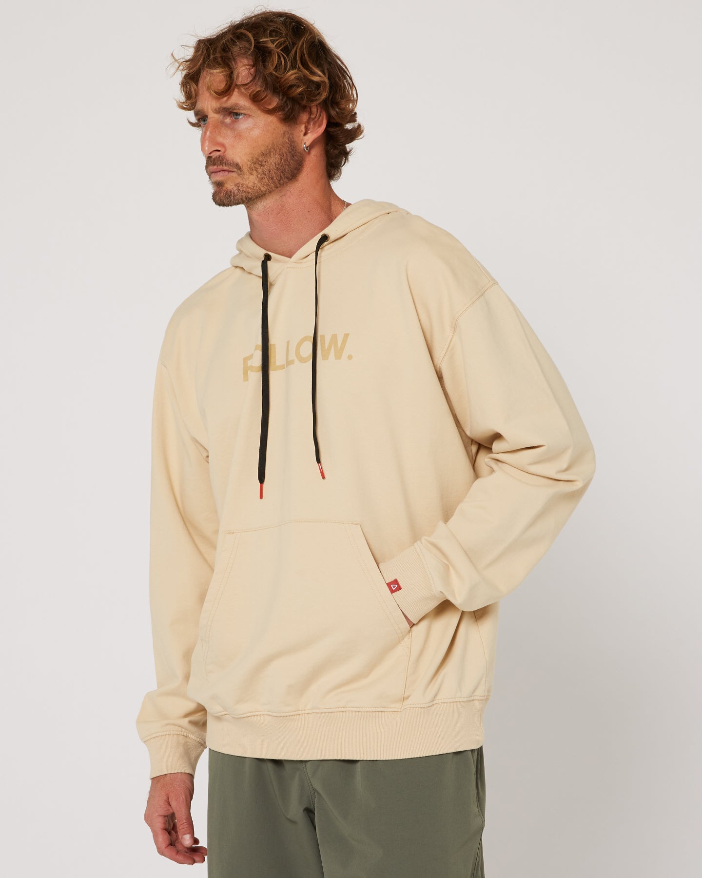Follow Logo Hoody - Sand 2