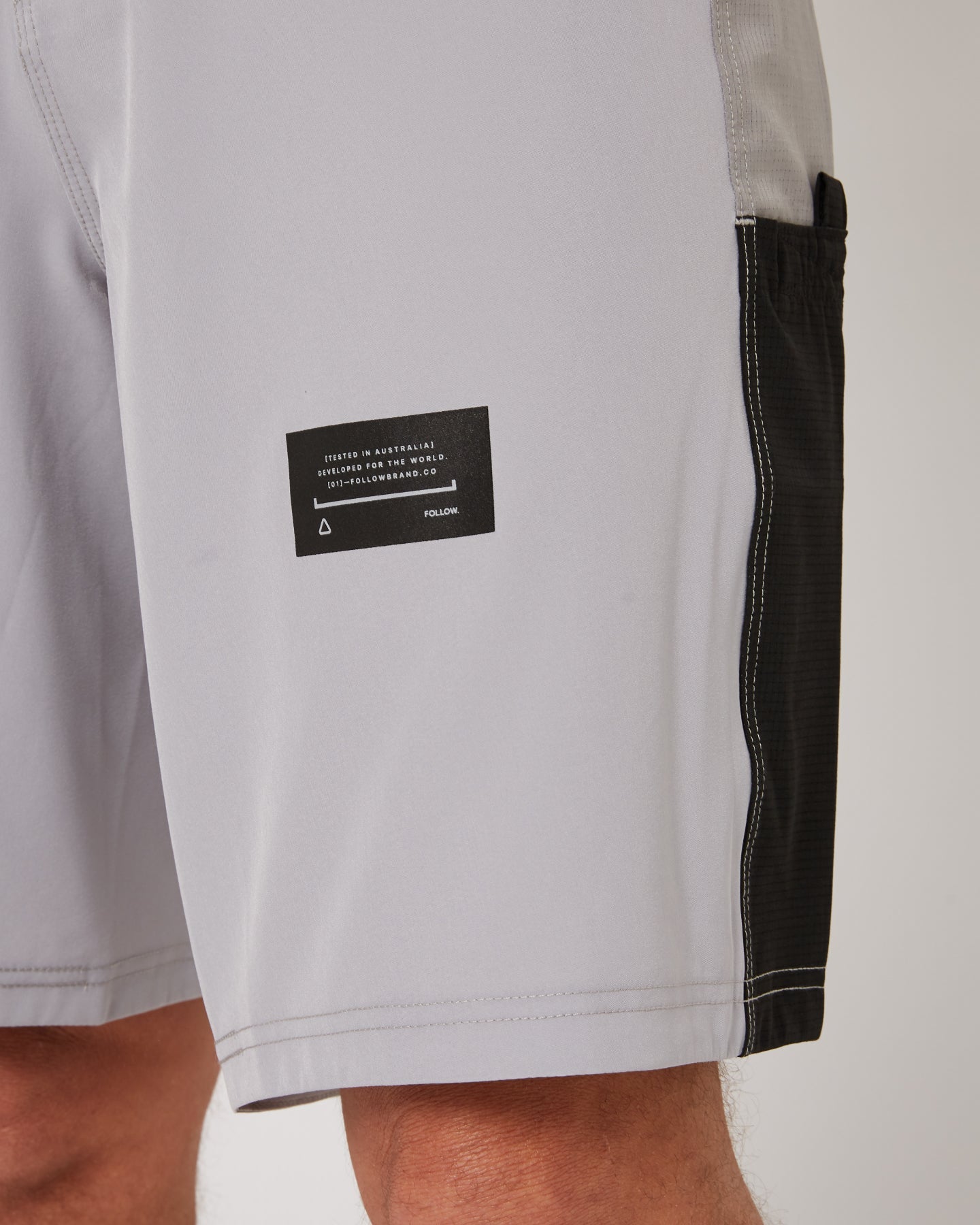 Follow Global Tech Boardie - Light Grey 5
