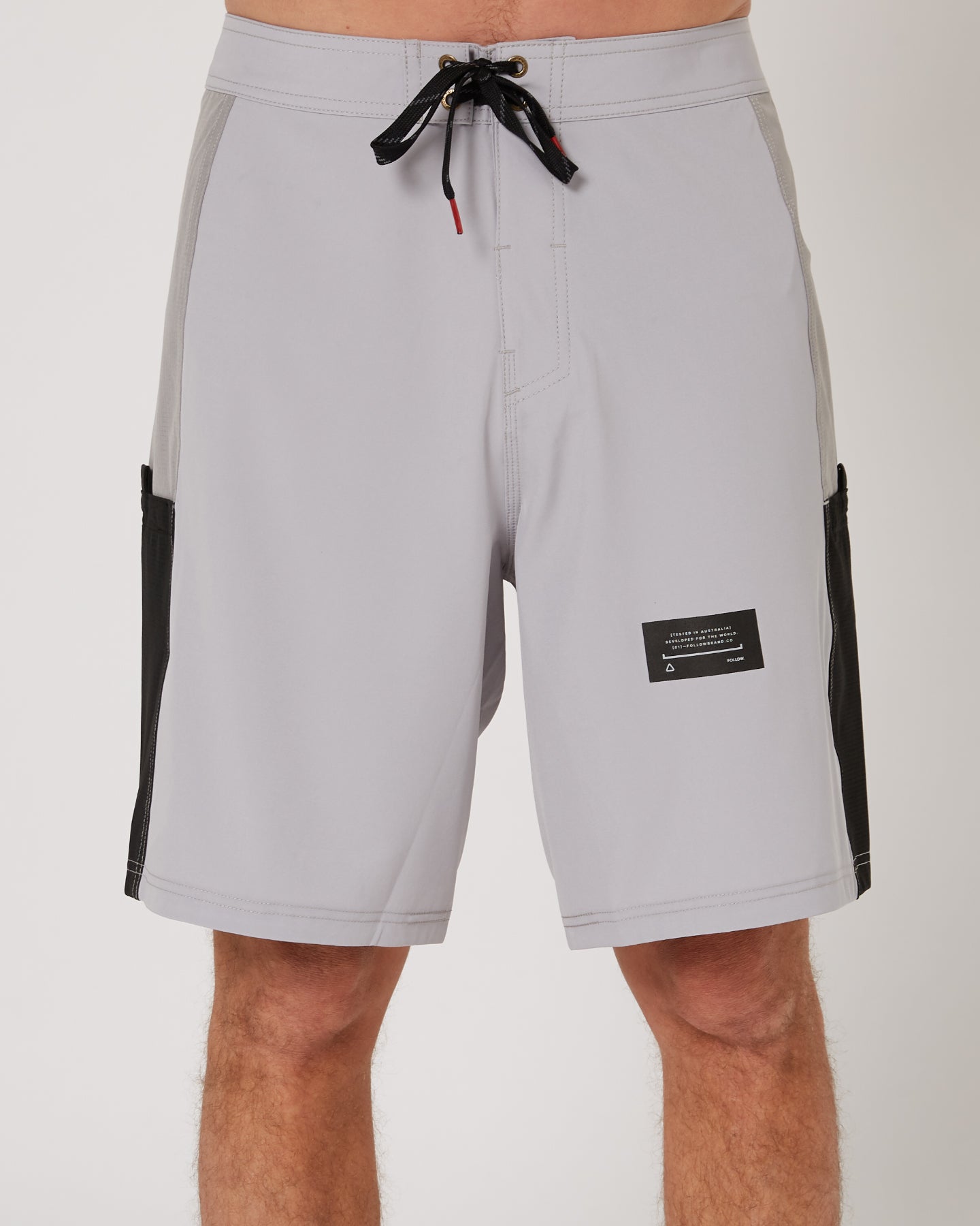 Follow Global Tech Boardie - Light Grey 1