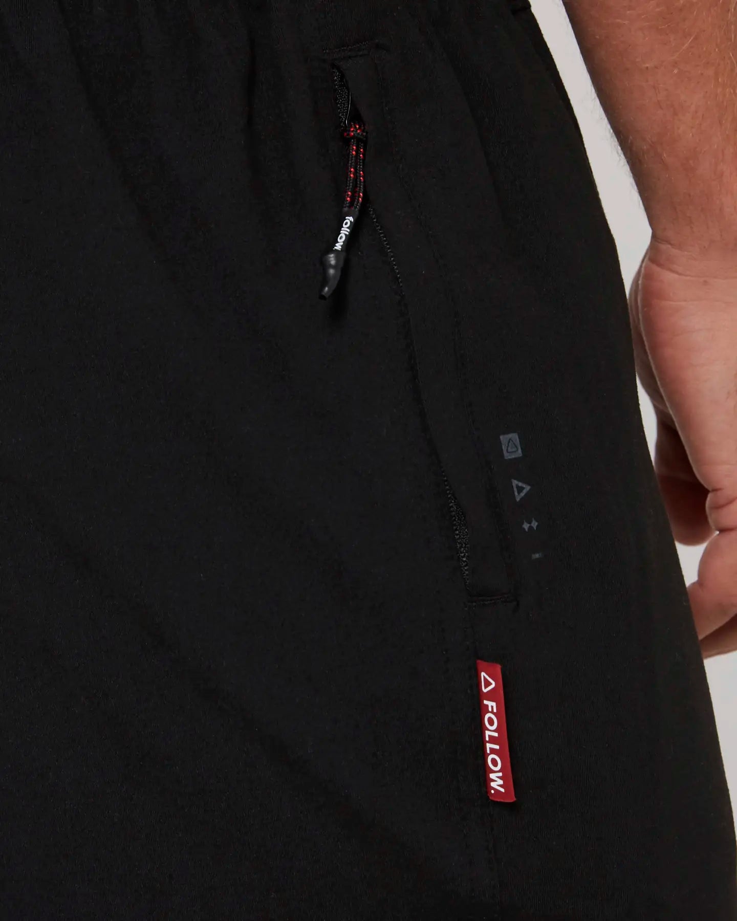 Follow Couch Trackies - Black 5