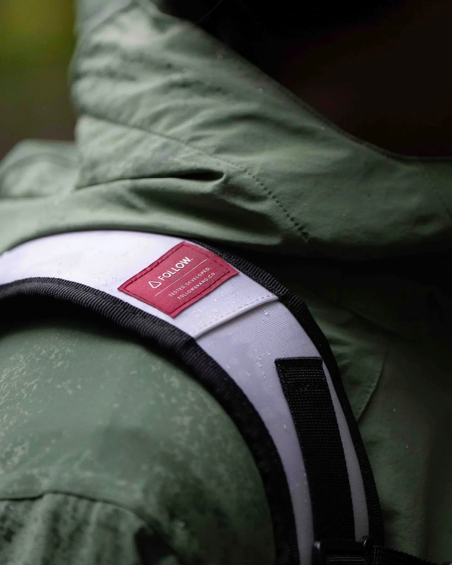 Follow Life Backpack - Light Grey lifestyle 2