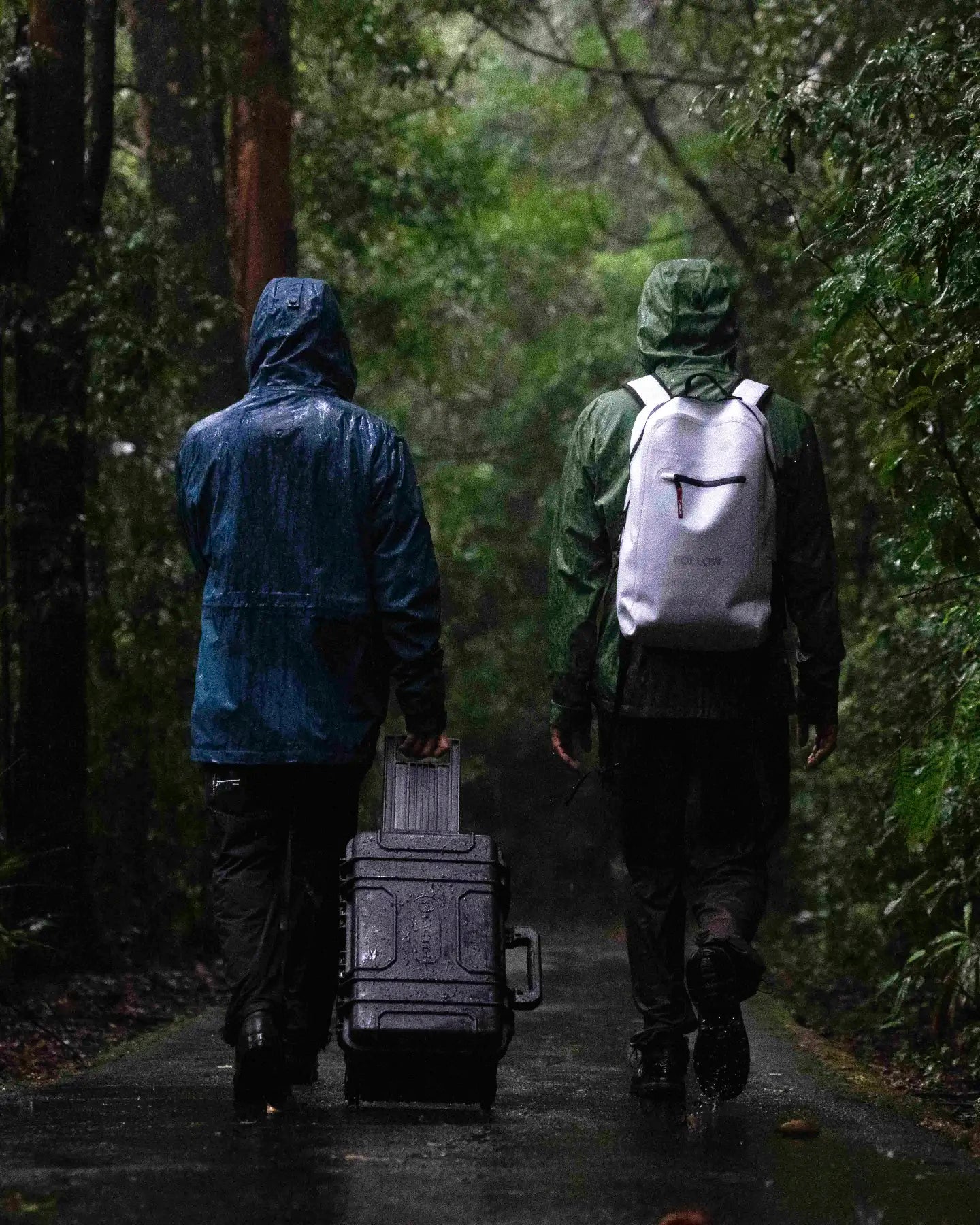 Follow Life Backpack - Light Grey lifestyle 4