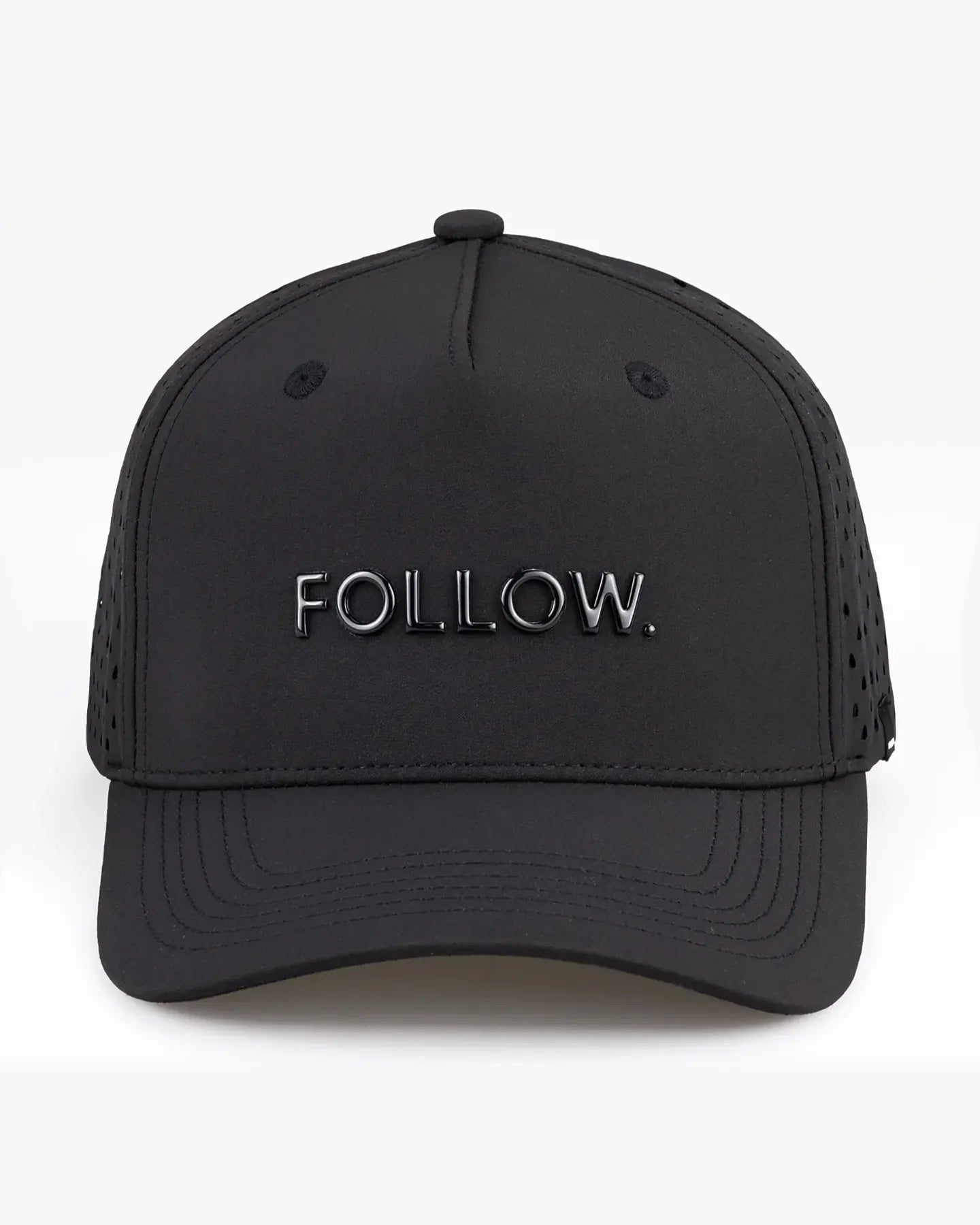 Follow Curved All Day Cap - Black 2