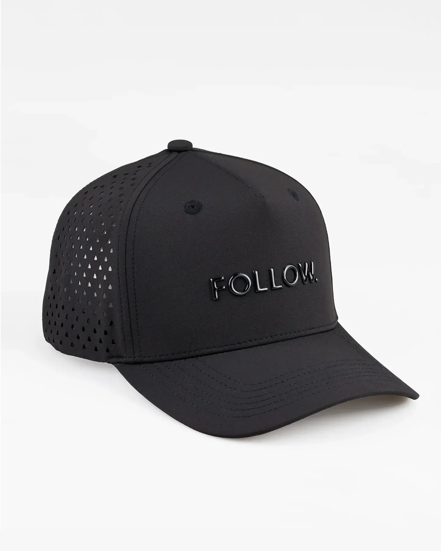 Follow Curved All Day Cap - Black 1