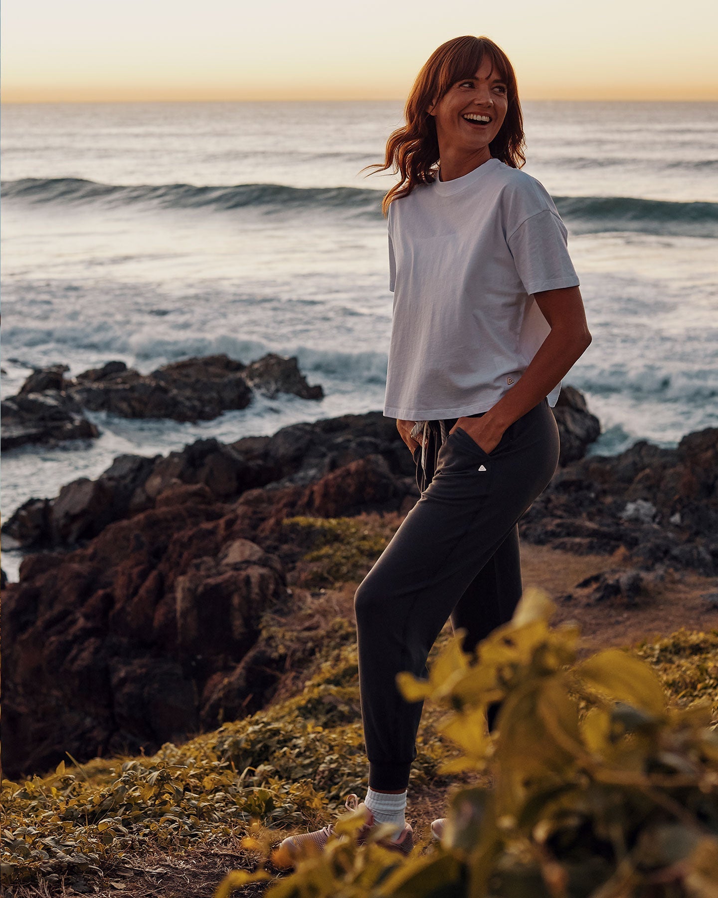 Follow Serena Jogger - Deep Charcoal Lifestyle 2