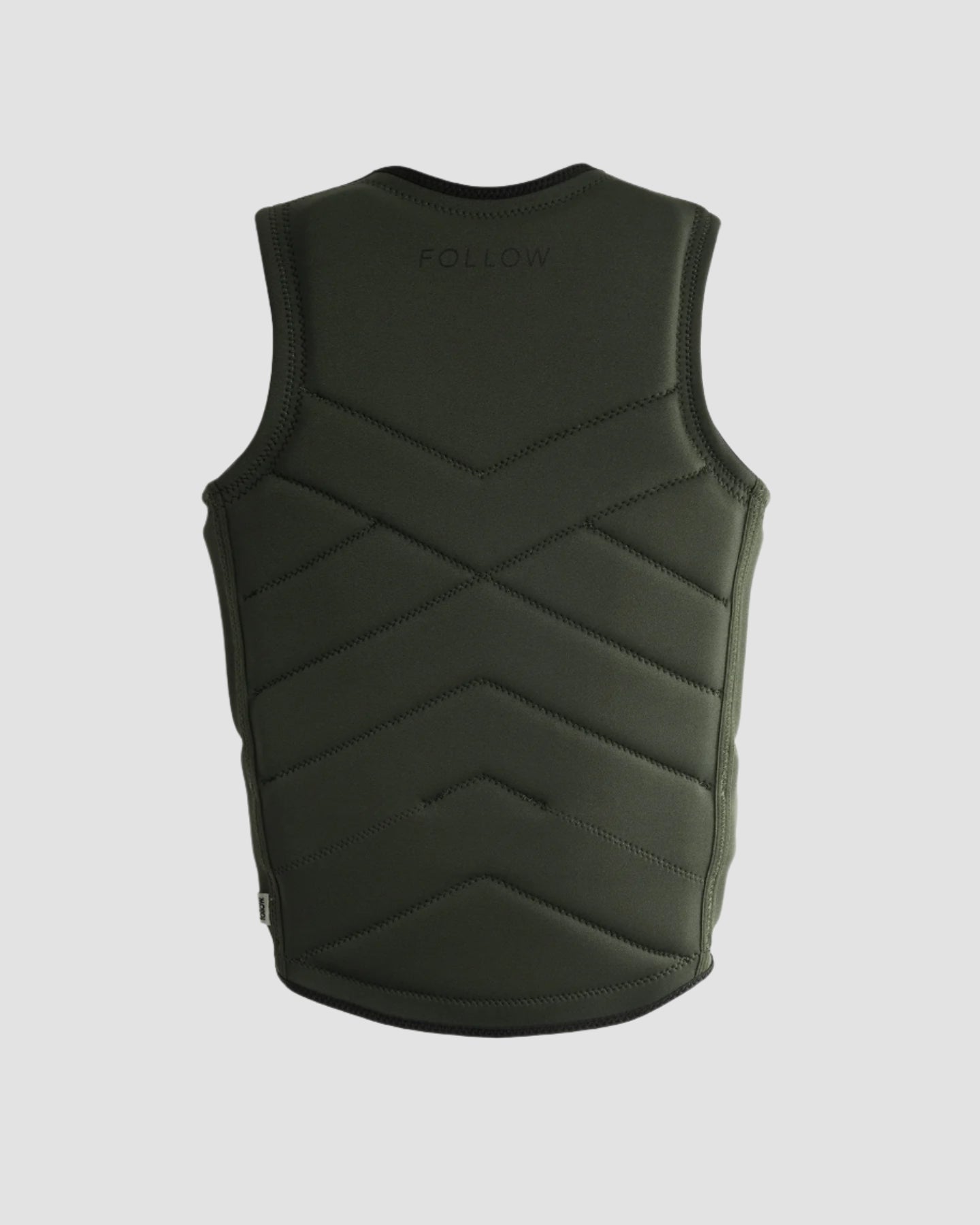 Follow Atlantis Life Jacket - Olive Back