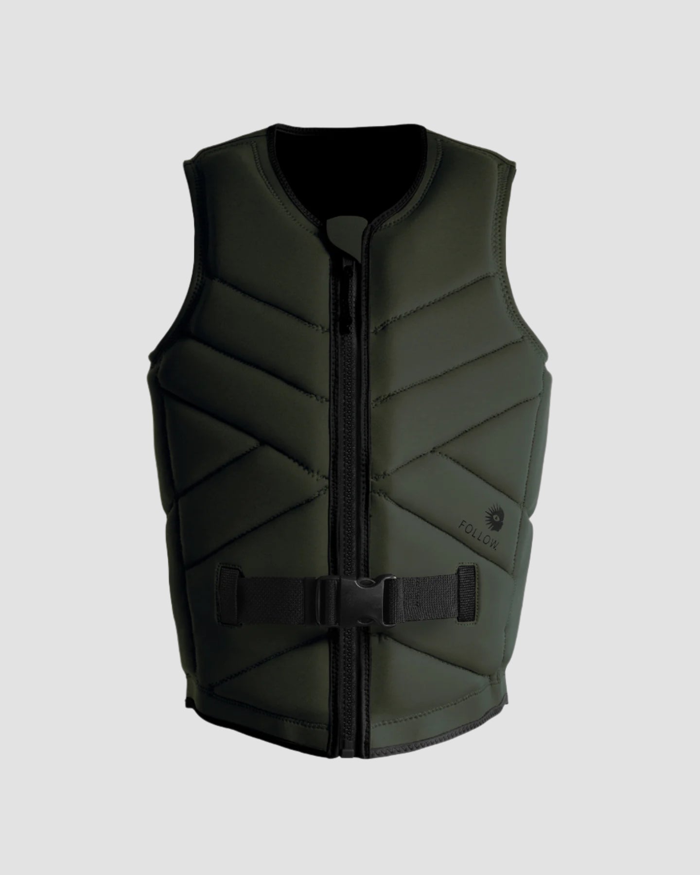 Follow Atlantis Life Jacket - Olive Front