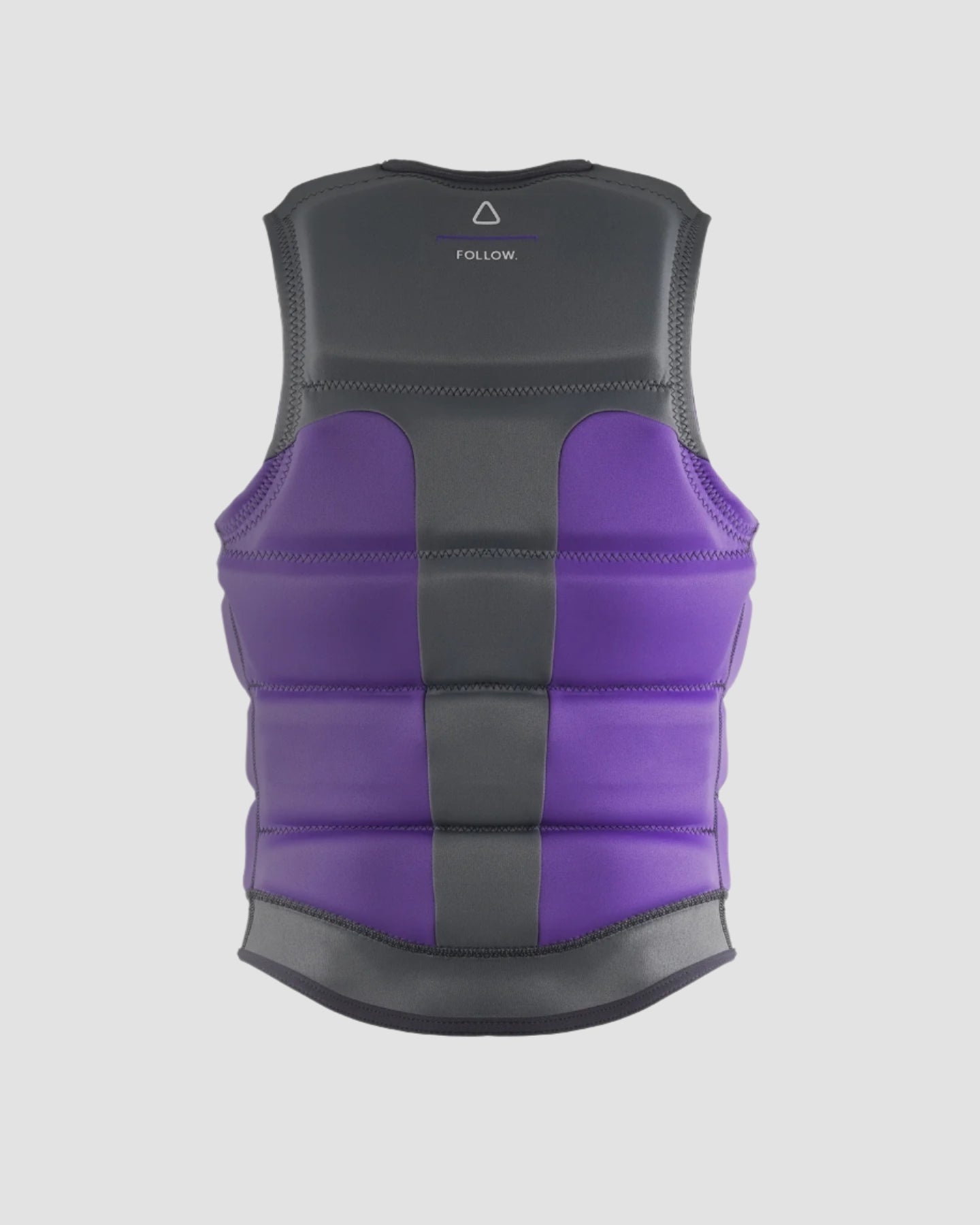 Follow Global Youth Life Jacket - Charcoal/Purple - Back