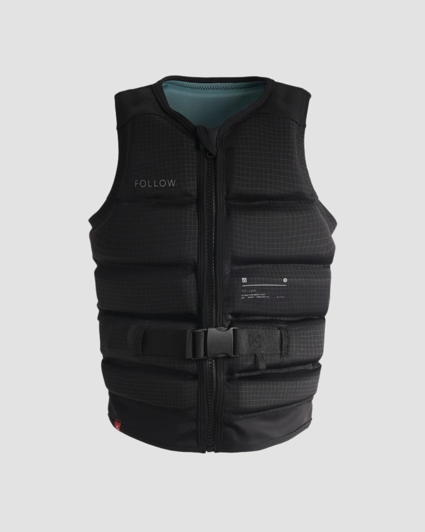 Follow P1 Traction Womens Impact Vest - Black Front