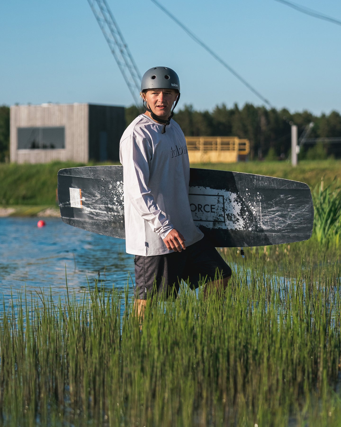 Hydro Corp Tee - Stone lifestyle6