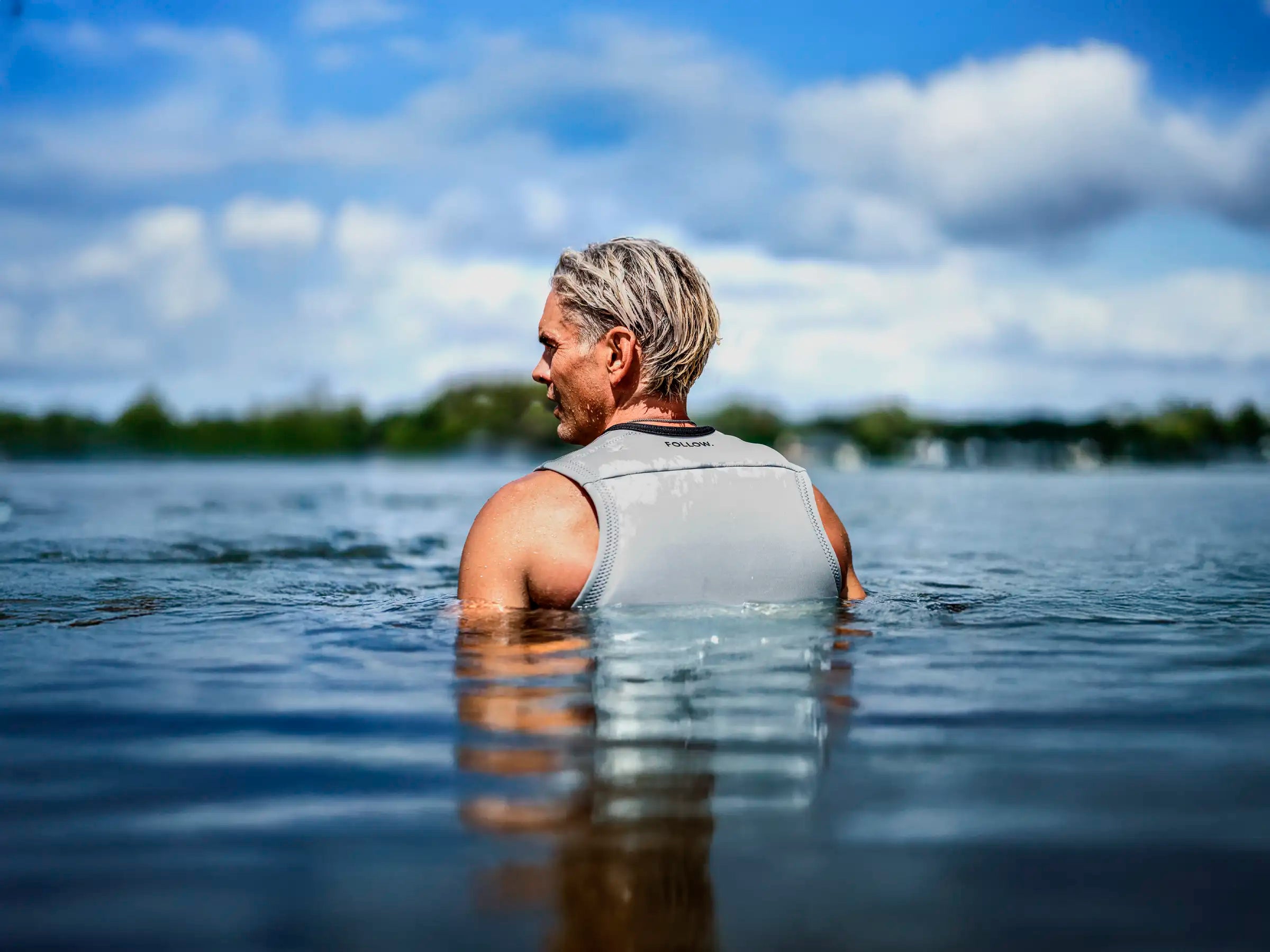 Follow wakeboarding editorial image — wake brand visual asset