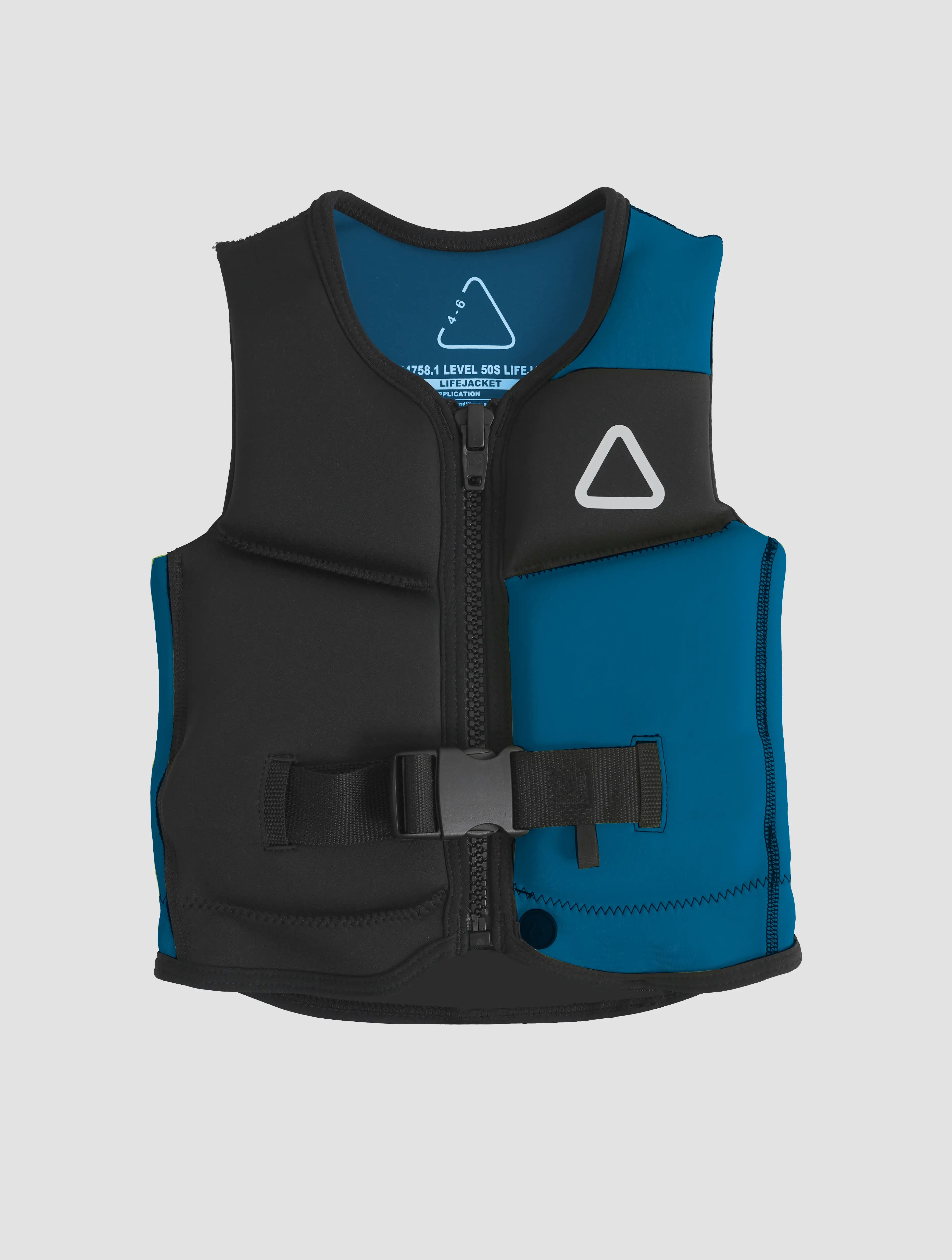 Kids life jacket blue black