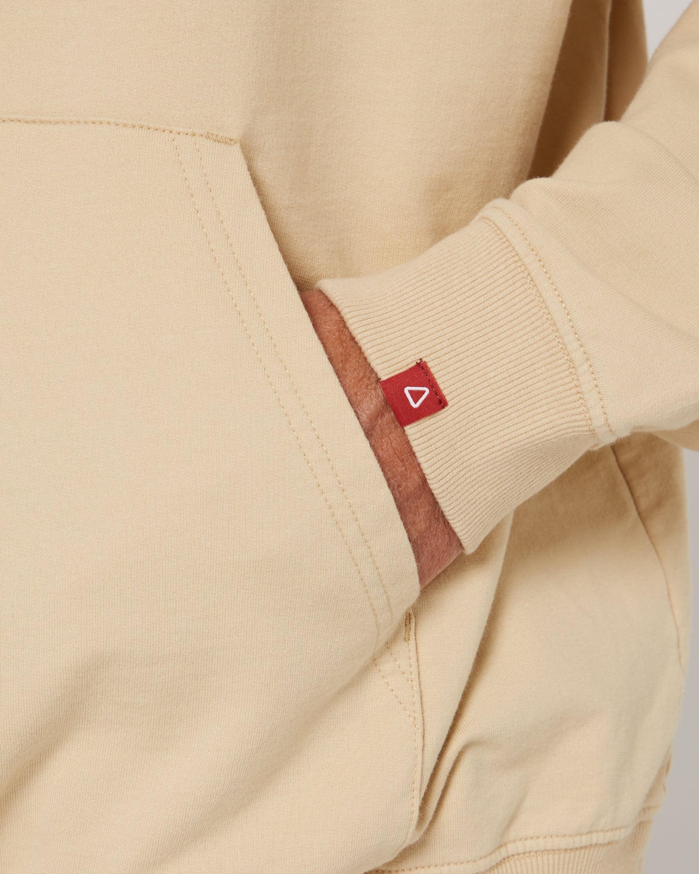 Follow Logo Hoody - Sand 7