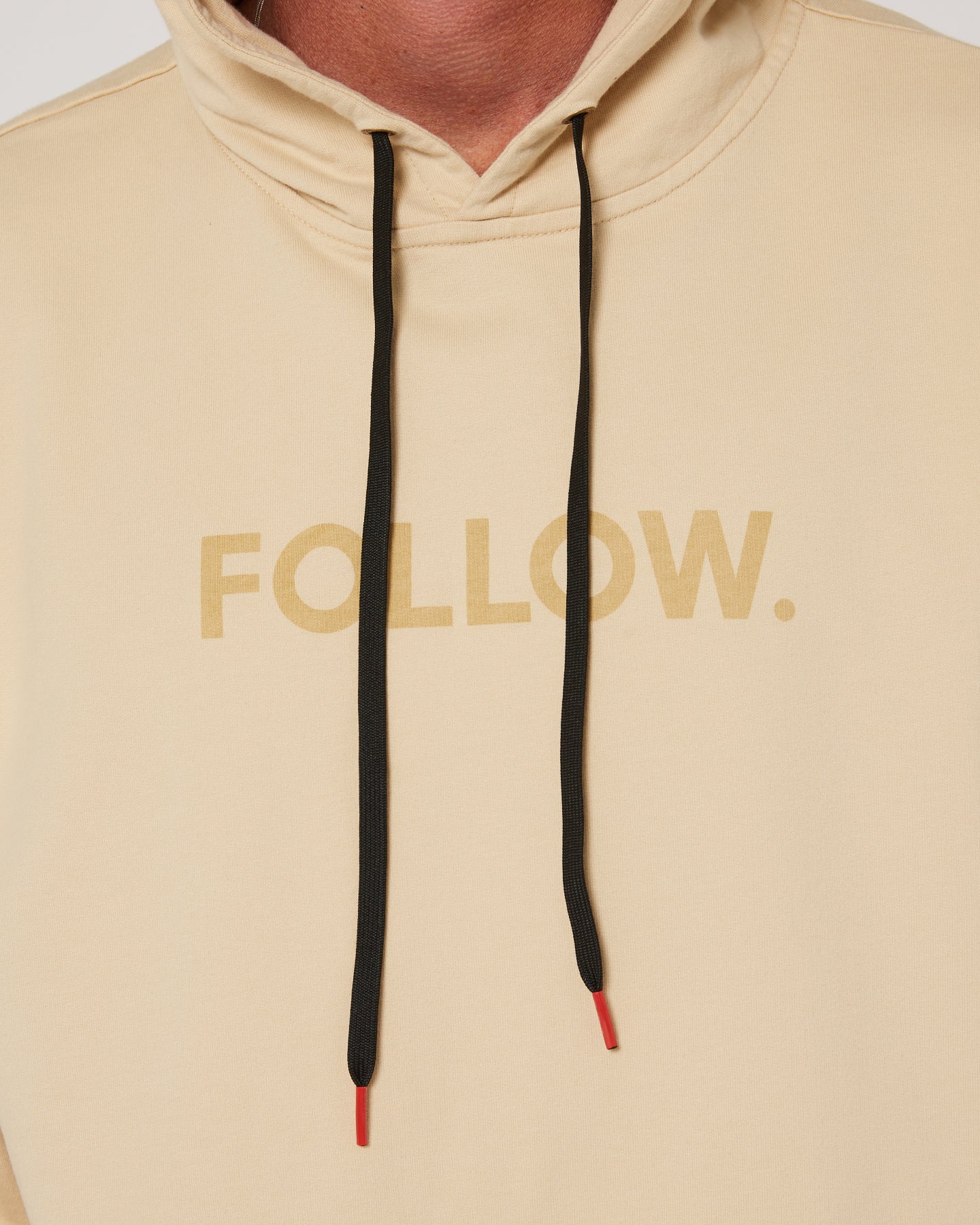 Follow Logo Hoody - Sand 6