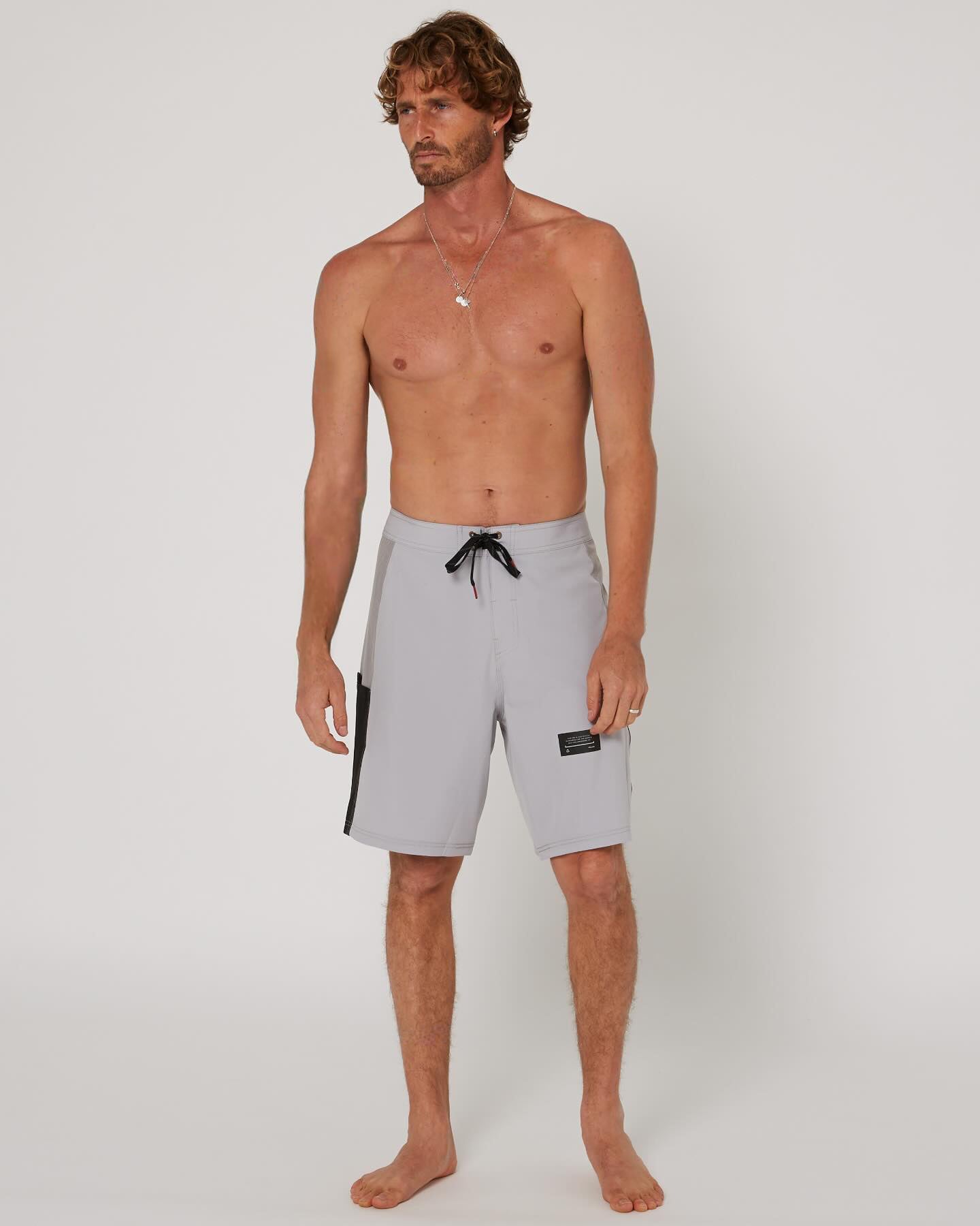Follow Global Tech Boardie - Light Grey 2