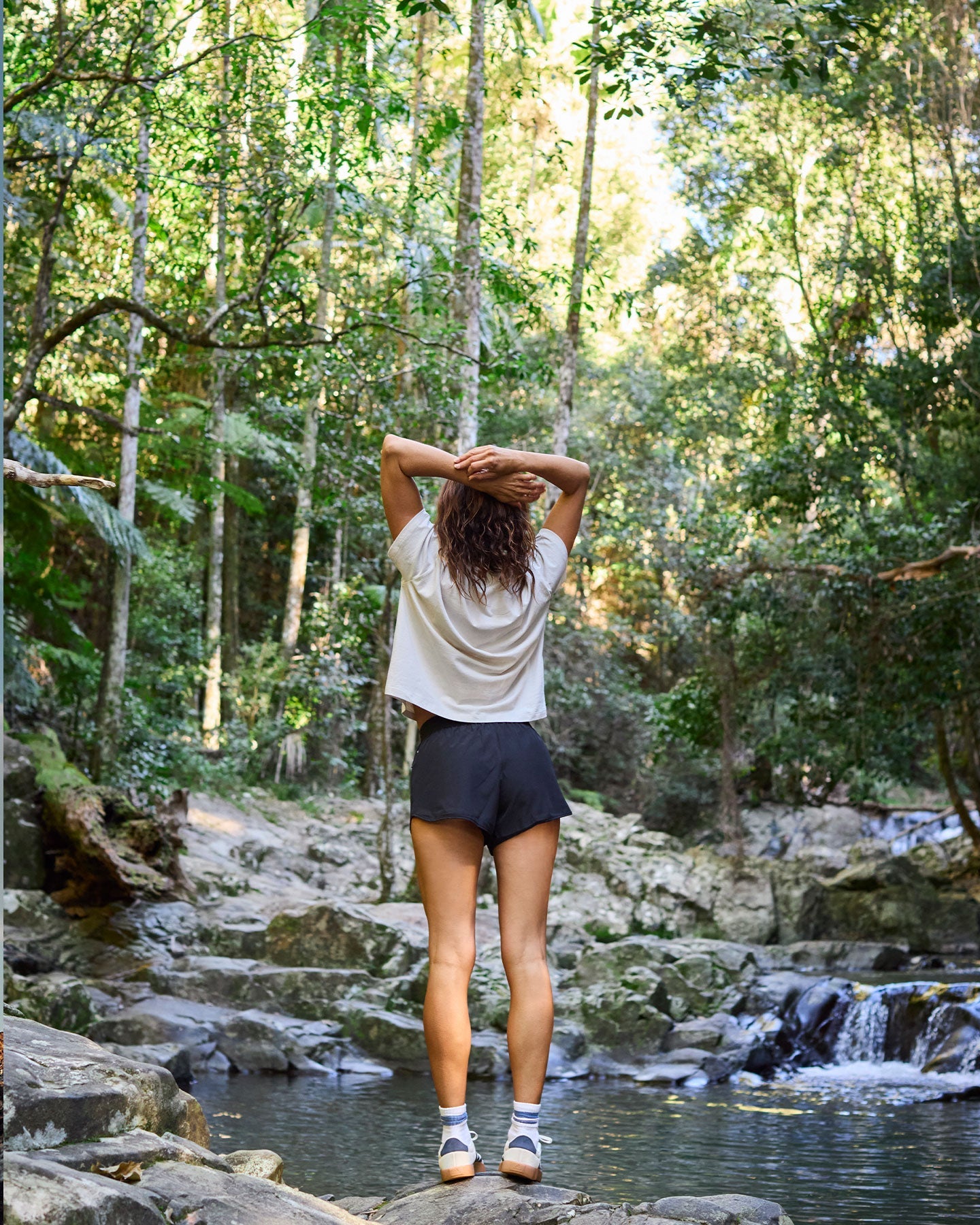 Follow Odessa Board Shorts - Black Lifestyle 4
