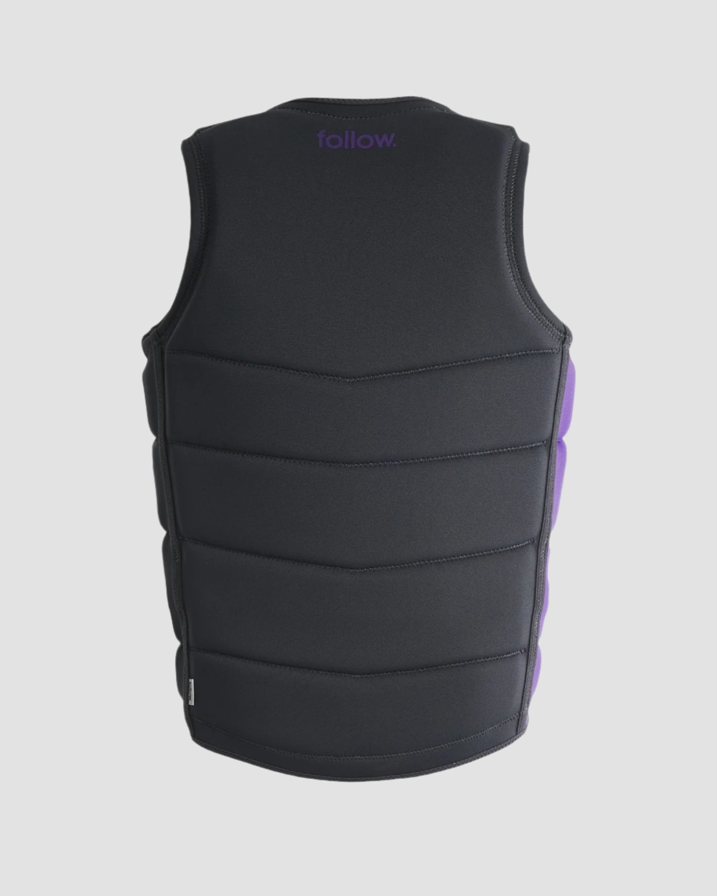 Follow Corp Life Jacket - Black/Purple Back