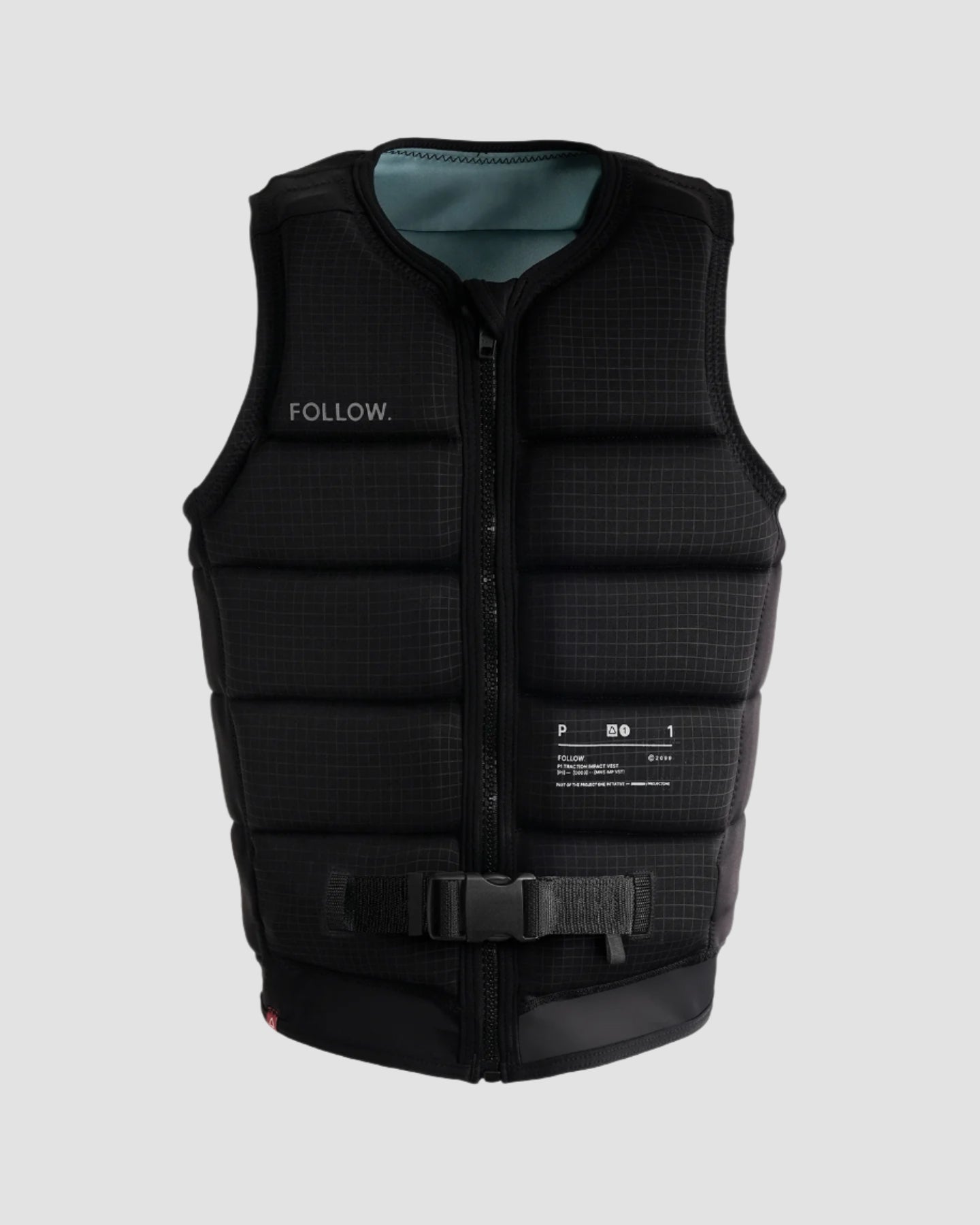 Follow P1 Traction Impact Vest - Ocean - Black