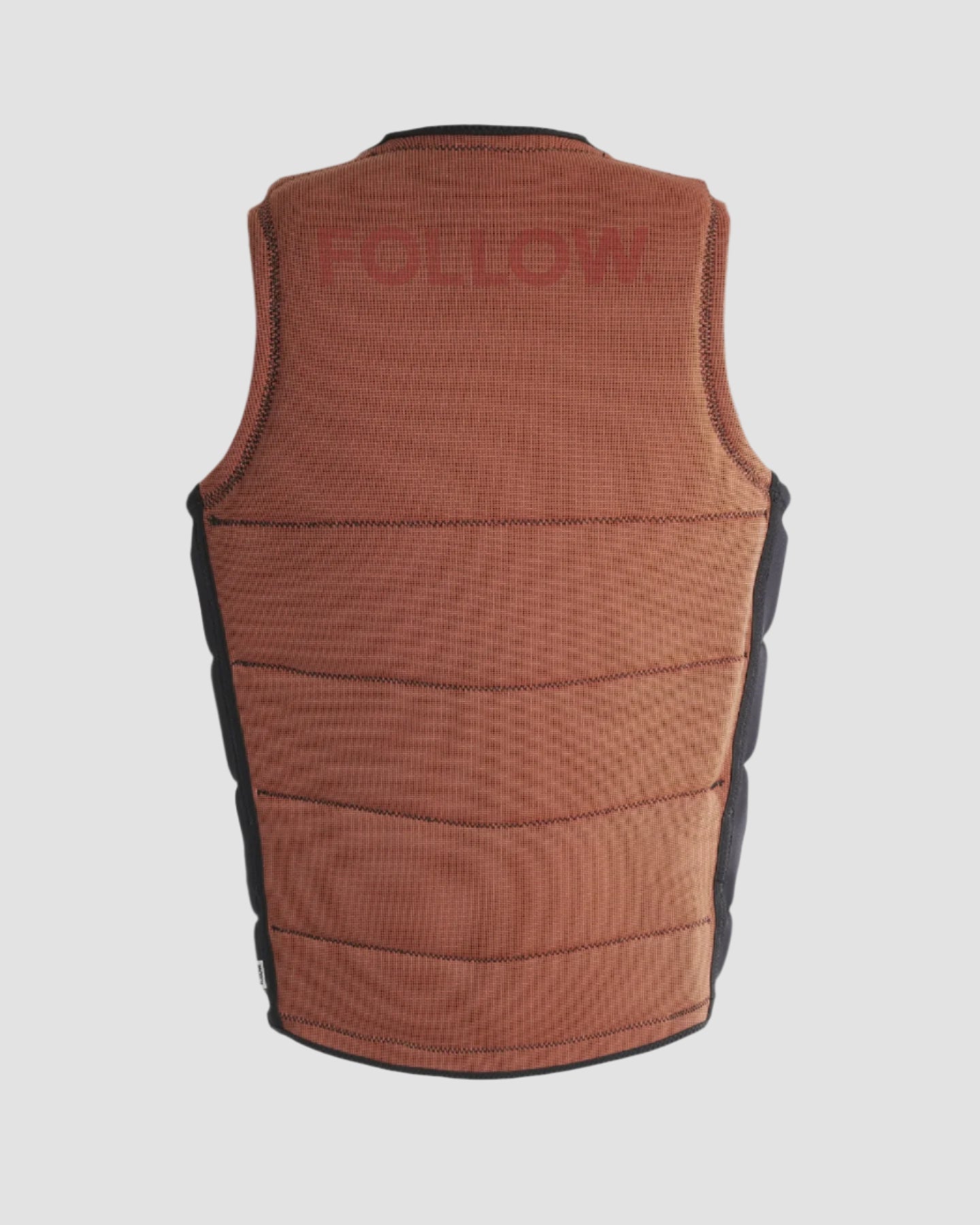 Follow Section Mens Impact Vest - Orange/Black Back