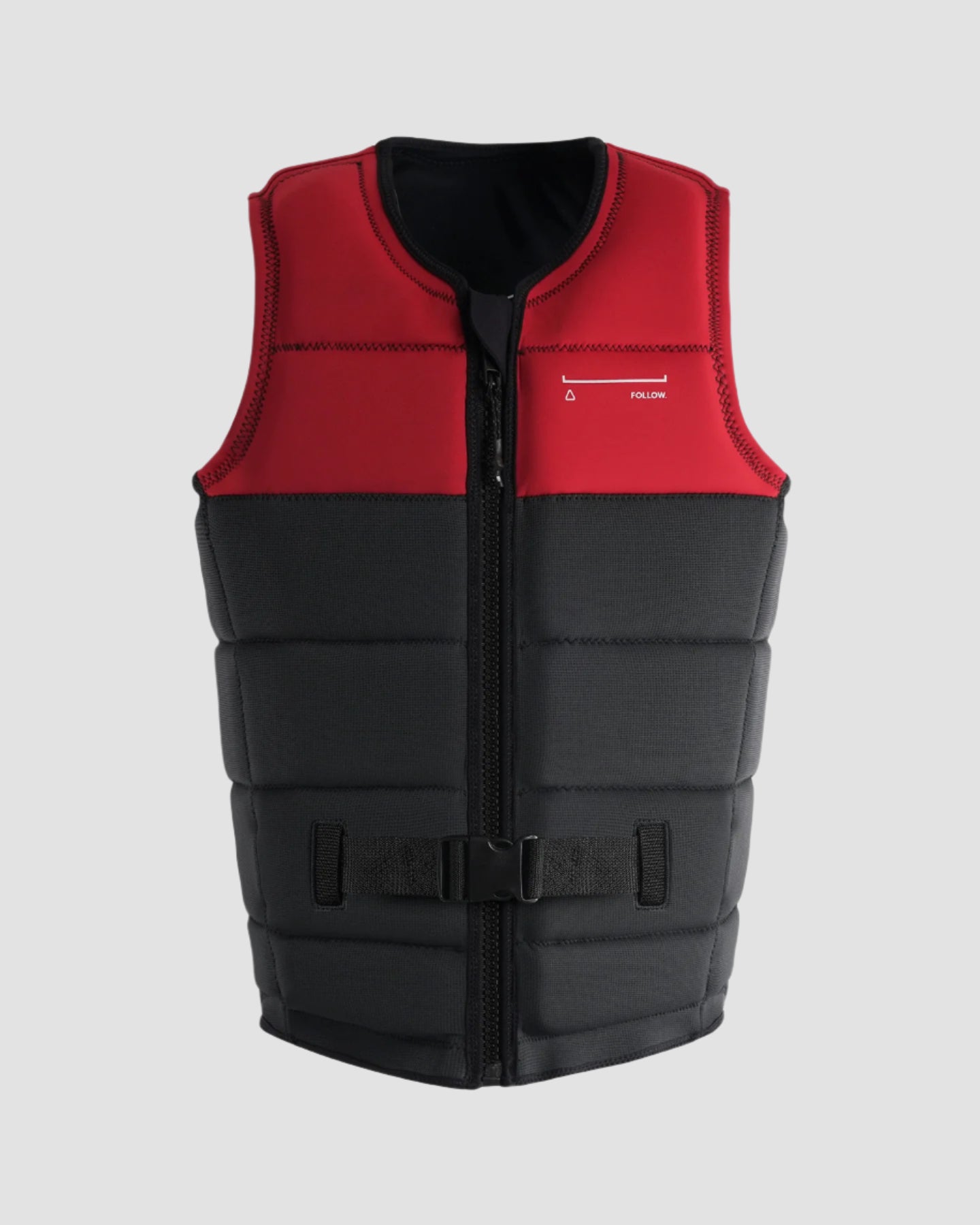 Follow Section Mens Impact Vest - Red Level 50 Back