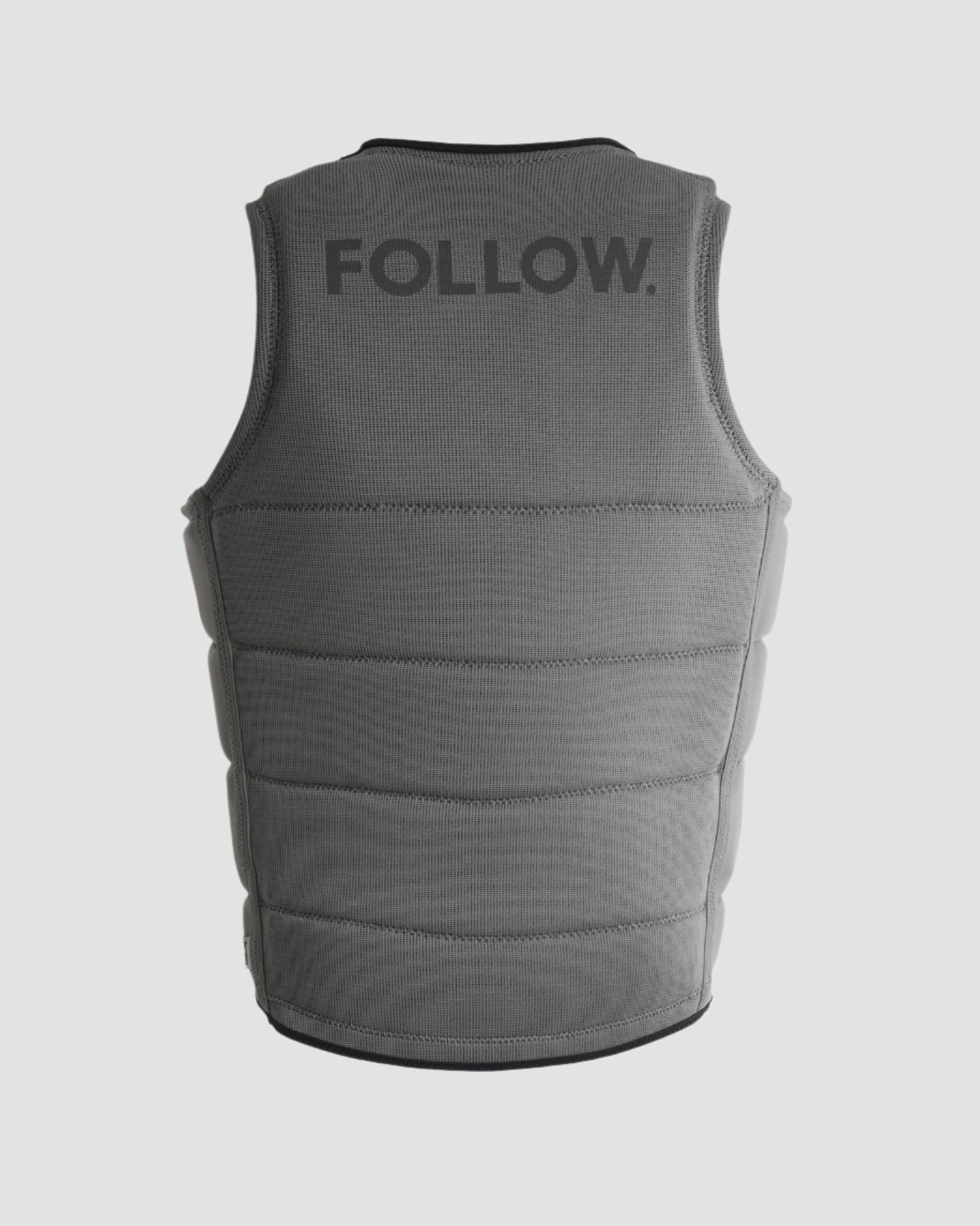 Follow Section Mens Impact Vest - Stone back