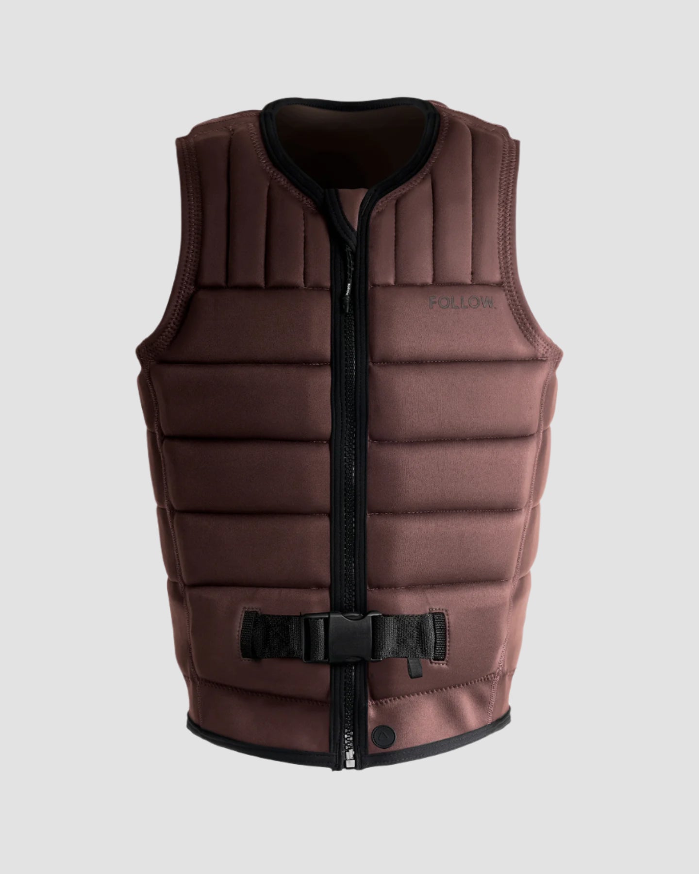 Follow Total Mens Impact Vest - Dark Brown Front